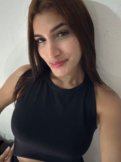 A girl on camera during a private 1-on-1 cam to cam chat